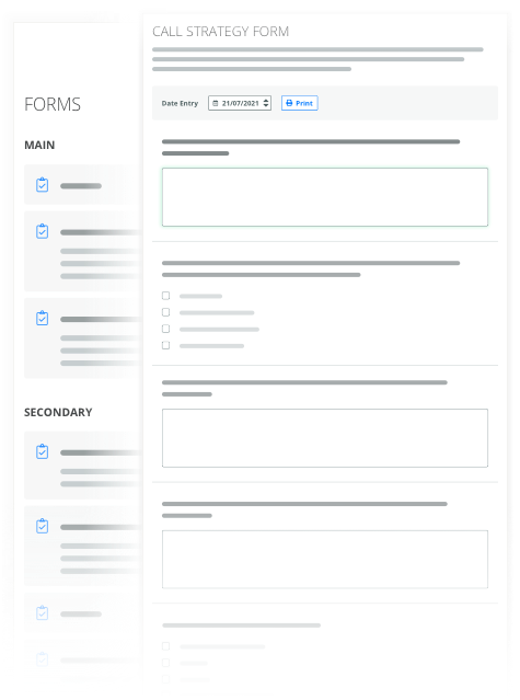 Coaching Forms