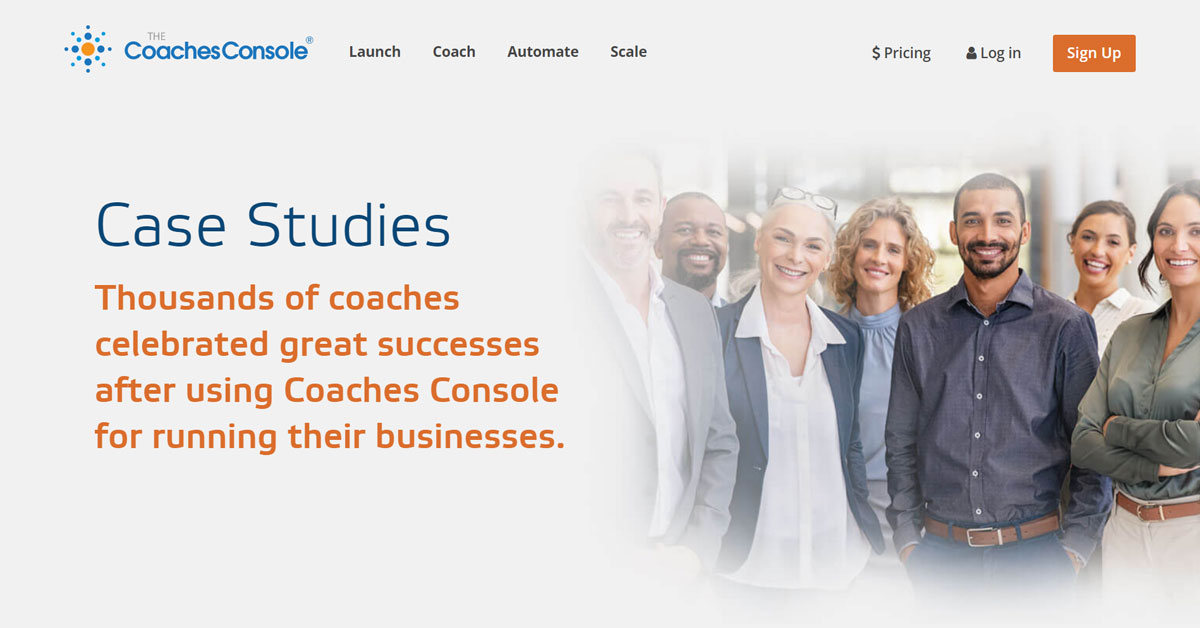 The Coaches Console - Case Studies