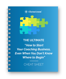 Download Your Complimentary Cheat Sheet | The Coaches Console