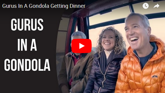 Gurus In A Gondola Getting Dinner